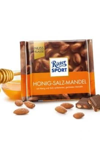 Шоколад Ritter Sport Honig Salz Mandel 100г (58012)