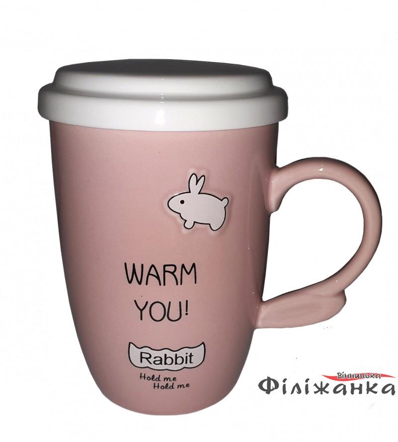 Кружка с керамическим ситом Great Coffee Свежий кролик 475 мл (55577)