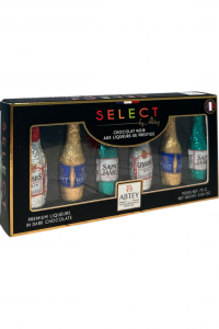Конфеты ABTEY Select Ligueurs из черного шоколада Бутылочки с Ликером 6 шт 75 г (61025)