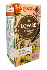 Чай Lovare Медовый ройбуш смесь ройбуша и травяного чая со стевией 24 пакетика по 1,8г (61165)