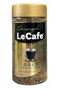 Кава Le Cafe Gold розчинна в скляній банці 100 г (61099)
