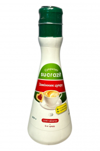 Замінник цукру Sucrazit з підсолоджувачем та без цикламату 1200 таблеток (307)