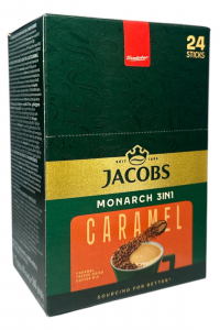 Кава Jacobs Caramel 3в1 в стіках 24 х 15 г (53919)