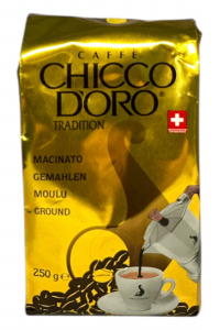 Кофе Chicco D'oro Tradition молотый 100% арабика с клапаном 250 г (61186)