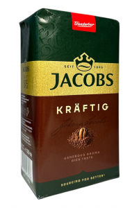 Кава Jacobs KRAFTIG мелена бленд арабіки та робусти 500г (61066)