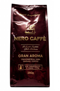 Кофе Nero Caffe Gran Aroma молотый 250 г (60706)
