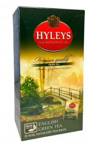 Чай Hyleys зелений Англійський 25 пакетів у фользі (60590)