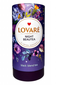 Чай Lovare Night Beautea чорний з гранатом та інжиром 80 г (59238)