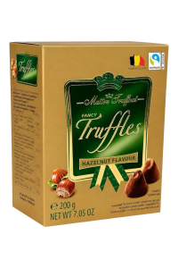 Шоколадний трюфель з ароматом лісового горіха Maitre Truffout Truffles Hazelnut Flavour 200 г (57418)