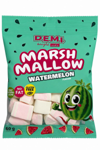 Маршмеллоу DEMI Watermelon Арбуз 60г (61348)