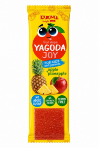 Пастила фруктовая DEMI YAGODA JOY с соком ананаса 40 шт *15 г (61334)