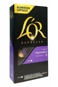 Кофе L`or Espresso Lungo Profondo Intensity 8 в капсулах 10 шт* 5,2г (61515)