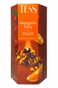 Чай Tess Margarita Party трав'яний зі шматочками фруктів, цедрою апельсина та ароматом малини 70 г 1543)
