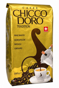 Кава Chicco D'oro Tradition мелена 100% арабіка з клапаном 500 г (61186)