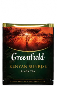 Чай Greenfield Kenyan Sunrise (HoReCo) черный байховый 100 пакетиков*2г (52923)